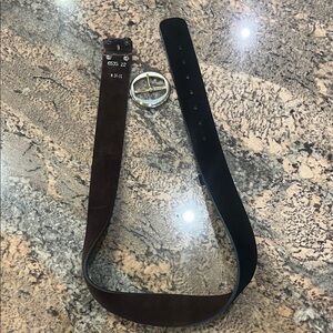 Women's Black and Brown Leather.